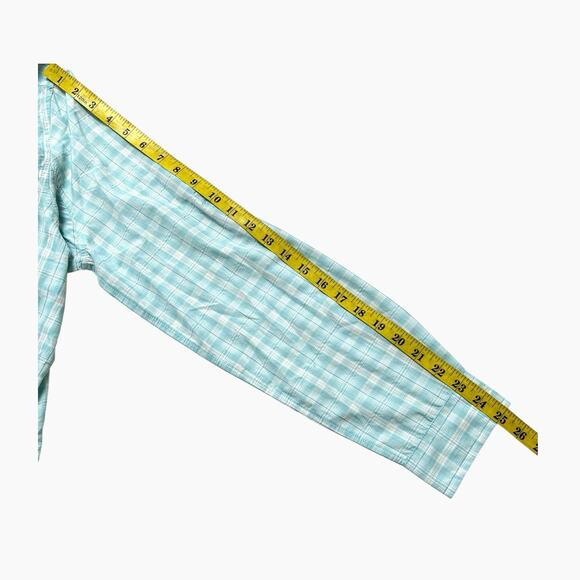 Duluth Trading Co Shirt Womens Medium Vented Mesh Long Sleeve Roll Tab Button Up - Picture 11 of 11